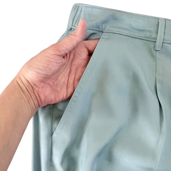 Croft & Barrow Womens Tapered Mid Rise Pants Size 18 Zapata Blue Relaxed Fit NWT - Picture 7 of 16